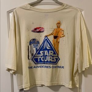 Star Wars Star Tours Cropped Tee